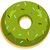 green donut