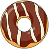chocolate icing donut