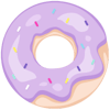 purple donut