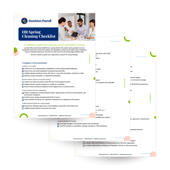 Teaser Icon - HR Spring Cleaning Checklist