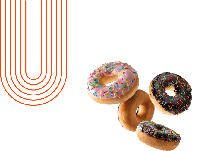 donuts falling